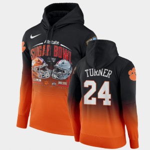 #24 Nolan Turner CU Orange Men's Hoodie Gradient 2021 Sugar Bowl 810890-775