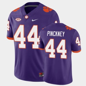 #44 Nyles Pinckney Clemson University Purple Men's Jersey Playoff Game College Football 507250-322