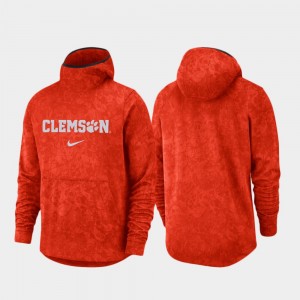 CLEM Orange Mens Hoodie Basketball Team Logo Pullover Spotlight 915002-706