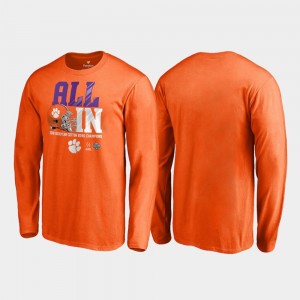 CU Orange Men's T-Shirt Endaround Long Sleeve College Football Playoff 2018 Cotton Bowl Champions 493922-630