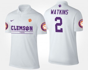 #2 Sammy Watkins CU White Men's Polo Name and Number 524764-858