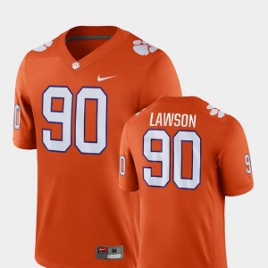 #90 Shaq Lawson Tigers Orange Men's Jersey College Football Game 551645-931