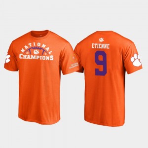 #9 Travis Etienne CLEM Orange Mens T-Shirt Pylon College Football Playoff 2018 National Champions 290230-159
