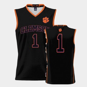 #1 Clemson Black Youth Jersey ProSphere College Basketball 554385-596