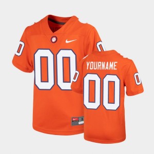 #00 Custom Tiger Town Orange Youth Jersey Replica Untouchable 431966-838