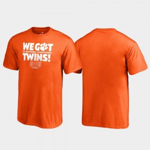 Tiger Town Orange Youth T-Shirt We Got Twins College Football Playoff 2018 National Champions 594552-331